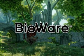 BioWare logo over Dragon Age background